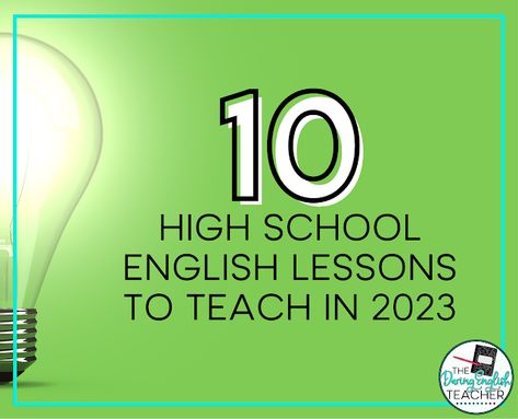 High School English Lesson Plans, High School English Lessons, High School English Classroom, High School Language Arts, English Lesson Plans, Critical Reading, Teaching High School English, English Curriculum, English Teaching Resources