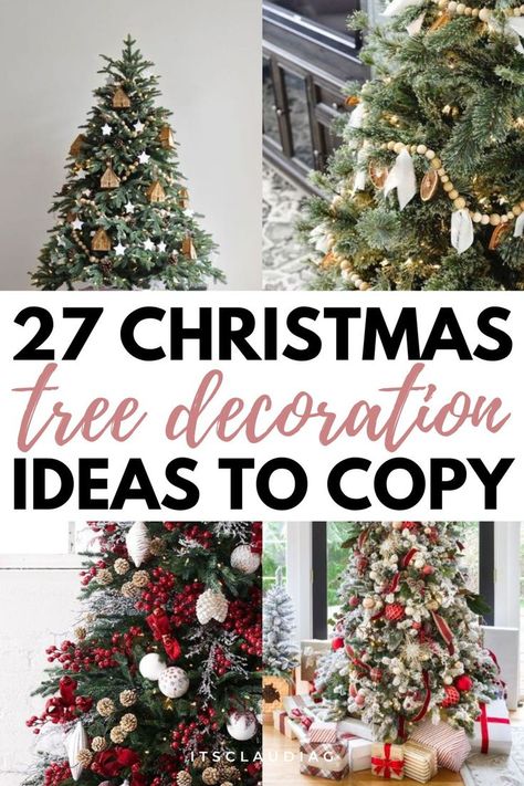 Popular Christmas Tree Themes 2022, January Tree Decorations, Affordable Christmas Tree Decor, Simple Christmas Tree Ideas 2022, Christmas Tree Styles 2023, Christmas Tree Decorating Ideas 2022, Christree Tree Decorations Ideas, Christmas Tress Ideas 2022, Christmas Tree Schemes