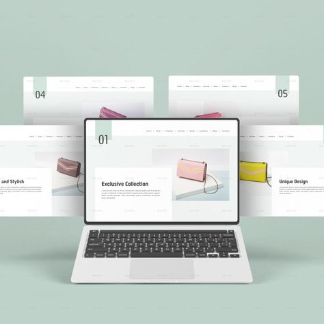 Mackbook with Website Presentation Mockup Set v.1 Website Mockup Design Ideas, Site Mockup, Website Mockup Psd, Website Mockup Design, Web Design Mockup, Website Presentation, Presentation Website, Ecommerce Startup, Ui Design Trends