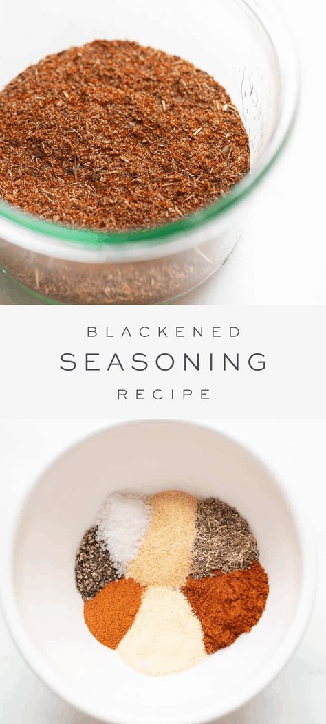 Blackening Spice Recipe, Blacken Seasoning Recipe, Diy Blackening Seasoning, Blackened Chicken Seasoning Recipes, Blackened Seasoning Recipe Chicken, Blackened Fish Seasoning, Best Blackened Seasoning Recipe, Blackened Shrimp Seasoning Recipe, Blackened Spice Recipe