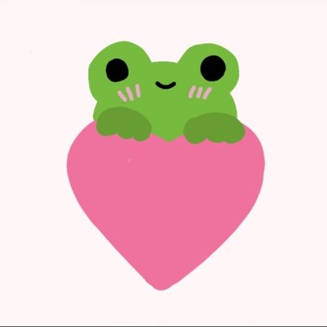 (Draw isnt mine) Frog With Hearts Drawing, Frog Heart, Dibujo Simple, Art Tutor, Baby Frog, Diy Pottery Painting, Best Friend Drawings, 2024 Goals, Frog Tattoos