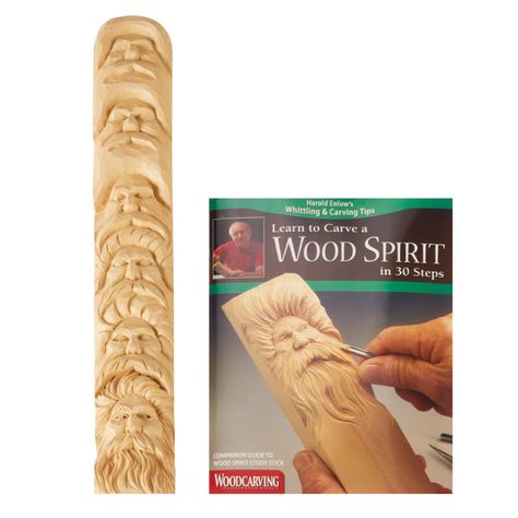 Fox Chapel - Learn to Carve a Wood Spirit- Study Stick Wood Carving Faces, Wood Carving For Beginners, Wood Carving Tools Knives, Wood Spirit, Dremel Wood Carving, Chip Carving, Carving Wood, Wood Carving Designs, Chainsaw Carving