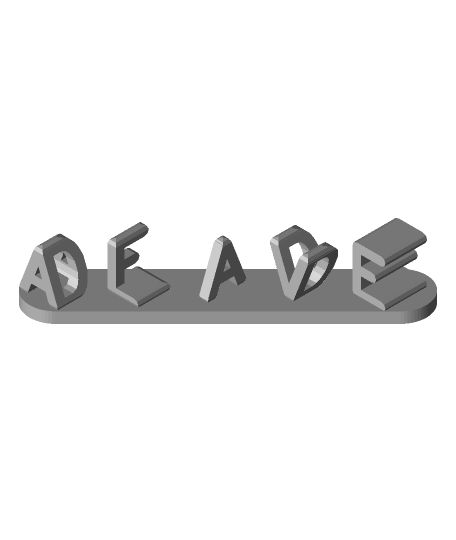 ALIVE X DEAD dual text illusion No Support, Illusion 3d, 3d Text, Created By, Sculpture, Quick Saves