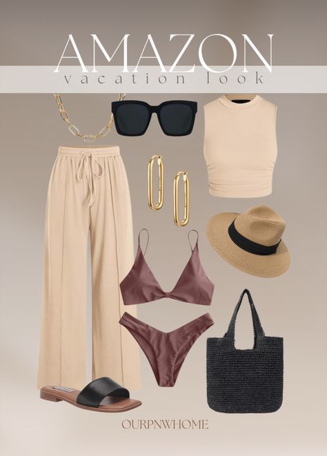 Punta Cana Outfits, Chic Resort Wear, Vacation Outfits Women, Vacay Outfits, Resort Fashion, Travel Outfit Summer, Summer Capsule Wardrobe, Dressy Outfits, Vacation Outfits