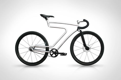 Designers have made every attempt at redesigning the bicycle frame and this has got to be one of my personal faves! The ROD bike's beam style Cool C, Urban Bicycle, Carbon Road Bike, Unicycle, I Want To Ride My Bicycle, Custom Bicycle, Bicycle Frame, Cycling Art, Cruiser Bike