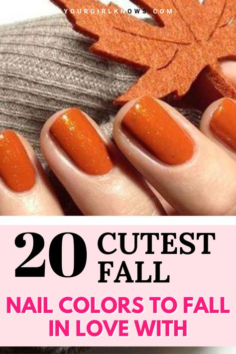 Fall Color Nails, Fall Toe Nails, Fall Pedicure, Cute Nail Colors, Pedicure Colors, Toe Nail Color, September Nails, November Nails, Cute Nails For Fall