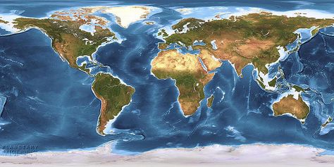 Global Earth texture map with bathymetry | Flickr - Photo Sharing! Planetarium Architecture, Sea Bed, Earth Texture, Continental Shelf, World Map Decor, Earth Map, Ocean Depth, Southern Ocean, Whole Earth