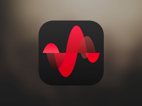 Check my new work! It's iOS  icon for music app! Press App Icon Music, Music App Design, Waves Icon, Simple Designs To Draw, Electronics Mini Projects, Gadgets Technology Awesome, Music App, App Logo, Iphone Icon