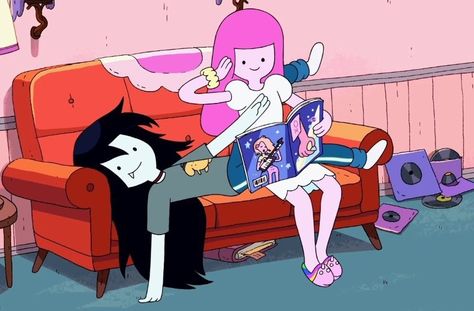 Me N Who, Adventure Time Princesses, Marceline And Princess Bubblegum, Marceline And Bubblegum, Adventure Time Marceline, Vampire Queen, Princess Bubblegum, Adventure Time Art, Cartoon Shows