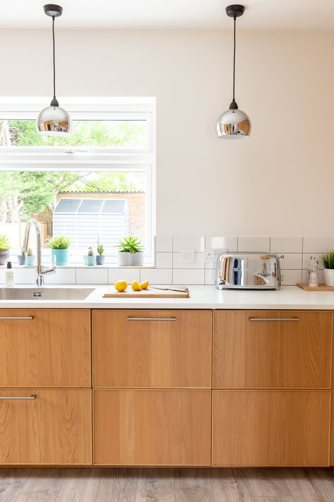 Ekestad Kitchen, Ikea Ekestad, Kitchen Columns, Ikea Metod Kitchen, Kitchen Oak, My Kitchen Rules, Kitchen Ikea, Kitchen Unit, Maple Kitchen