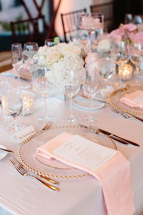 Tafel Decor, Pink Table, Real Weddings Photos, Wedding Reception Tables, Wedding Table Settings, Wedding Tablescapes, Reception Table, Rose Gold Wedding, Blush Wedding