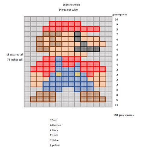 8 Bit Granny Square Blanket, 8 Bit Crochet Pattern, Mario Granny Square Blanket, Super Mario Crochet Blanket Patterns Free, Mario Bros Crochet Blanket, Pixel Granny Square Crochet Blanket, Mario Crochet Blanket Pattern Free, Super Mario Crochet Blanket, 8 Bit Crochet Blanket