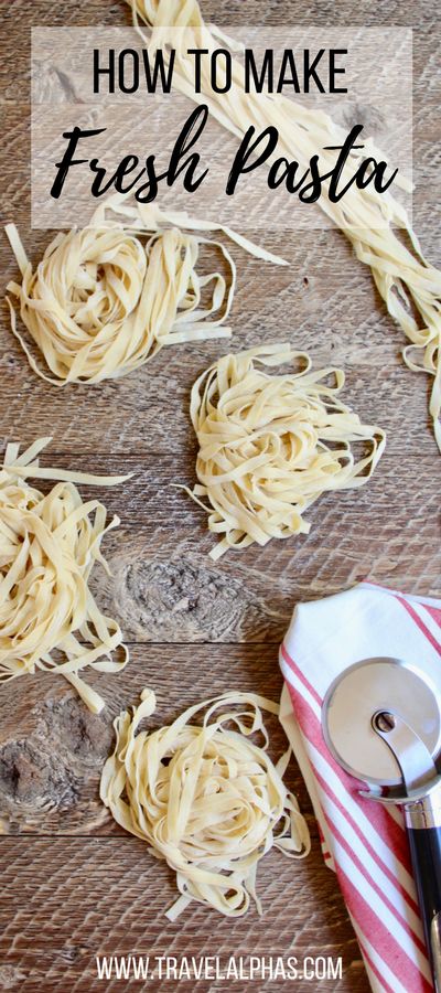 Looking for some Italian food inspiration? If you're ready to take your pasta dishes to the next level, store-bought pasta just isn't going to cut it. So it's time to learn how to make fresh pasta! In this post, we detail exactly how to make pasta from scratch, with or without a stand mixer, pasta roller, and pasta cutter. Here's our authentic homemade pasta recipe, which we learned during a cooking class in Florence, Italy! Buon appetito! Authentic Homemade Pasta, Make Pasta From Scratch, Make Fresh Pasta, Fresh Pasta Recipes, Pasta From Scratch, Homemade Pasta Recipe, Make Pasta, Pasta Roller, Recipes Authentic