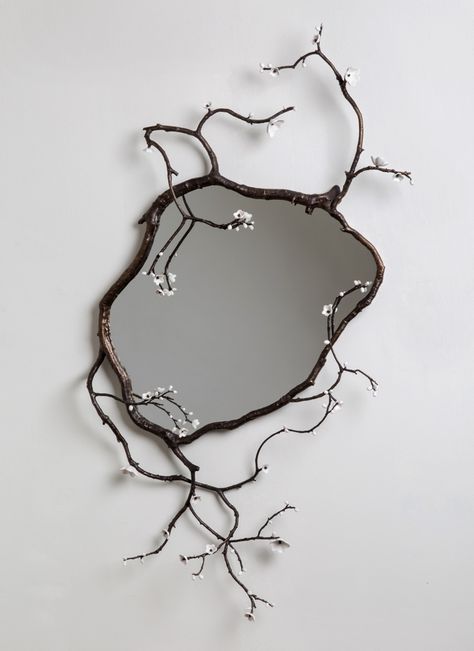 Blooming Branches, Corning Museum Of Glass, Working Drawing, Sculptural Object, American Design, Contemporary Architecture, Cherry Blossoms, Media Art, Glass Mirror