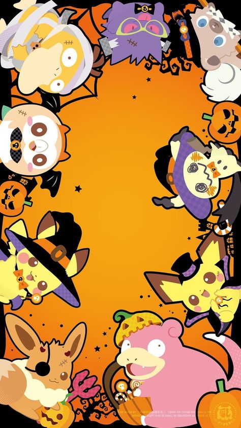 Pokémon Halloween Wallpaper, Cute Pokemon Wallpapers Aesthetic, Halloween Pokemon Wallpaper, Pokemon Halloween Wallpaper, Slowpoke Wallpaper, Ghost Pokemon Wallpaper, Pokemon Aesthetic Wallpaper, Pokemon Phone Wallpaper, Halloween Pokemon