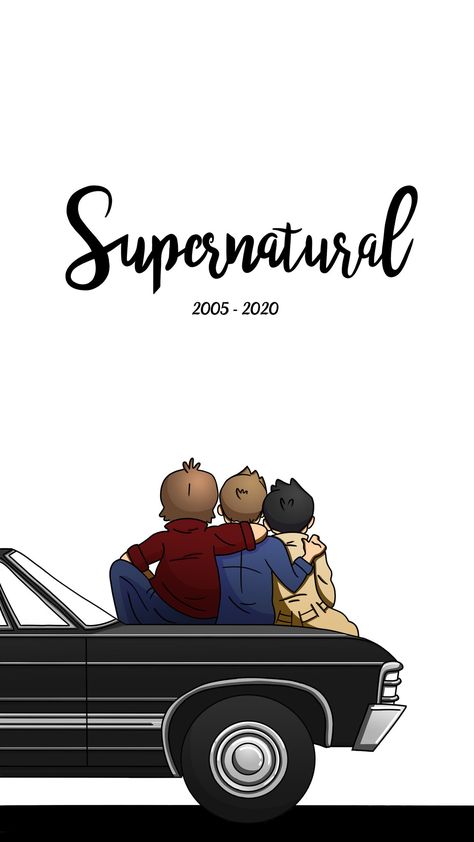 Alyssa Hamlet on Twitter: "#ThankYouSupernatural click to open the full version of Team Free Will ❤️ 2/2… " Supernatural Impala, Supernatural Drawings, Supernatural Series, Supernatural Tattoo, Supernatural Fan Art, Supernatural Wallpaper, Supernatural Art, Supernatural Pictures, Supernatural Quotes