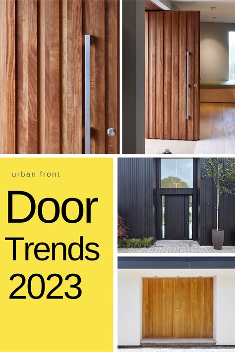 front door trends 2023 Home Entrances, Front Door Inspiration, New Front Door, Door Inspiration, Trends 2023, Grand Entrance, Entrance Doors, House Entrance, Renovation Project