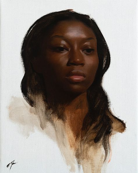 Nick Alm Art | Oil on canvas Slightly cropped 40 x 31 cm Sign up for the last workshop this year. Link in bio 🔺 #oilpainting #paint #painting #painter… | Instagram Nick Alm, Acrylic Portrait Painting, Black Woman Artwork, Oil Painting Tutorial, Portrait Sketch, Oil Portrait, Oil Painting Portrait, Portrait Sketches, Paint Painting