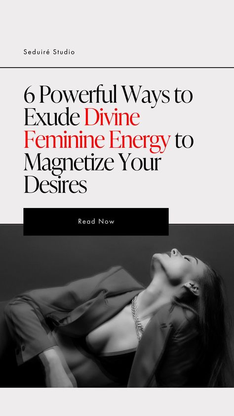 Do you desire to more fully embody your feminine energy to magnetize your desires? In this blog, I explore 6 powerful ways to exude feminine energy to magnetize in your heart's desires. How To Exude Feminine Energy, Embody Feminine Energy, Goddess Photoshoot, Read People, Goddess Quotes, Divine Feminine Energy, Feminine Mystique, Open Relationship, How To Read People