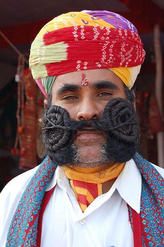 Man From Pushkar India Crazy Beard, Moustache Style, Big Moustache, Moustaches Men, Robert Doisneau, Moustaches, Weird Stuff, Beard No Mustache, People Of The World