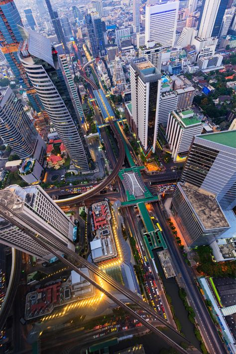 Bangkok city skyline Thailand City Night, Thailand City, Bangkok Skyline, Dream Trips, Bangkok City, Travel Thailand, City Night, Night View, Futuristic City