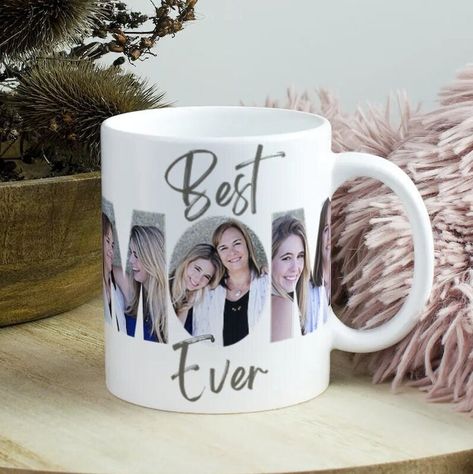 Picture Coffee, Cups Ideas, Sublimacion Ideas, Mom Photo, Custom Photo Mugs, Mug For Mom, Mom Photos, Photo Mug, Mothers Day T Shirts