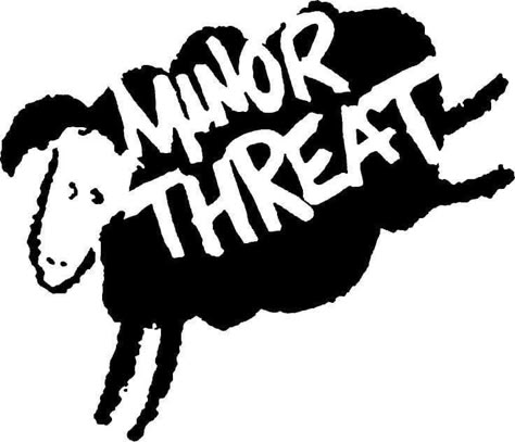 Punk Stencil Art, Minor Threat Logo, Punk Band Patches, Minor Threat Poster, Minor Threat Band, Punk Band Logos, Punk Stencil, Punk Logos, Punk Bands Logos