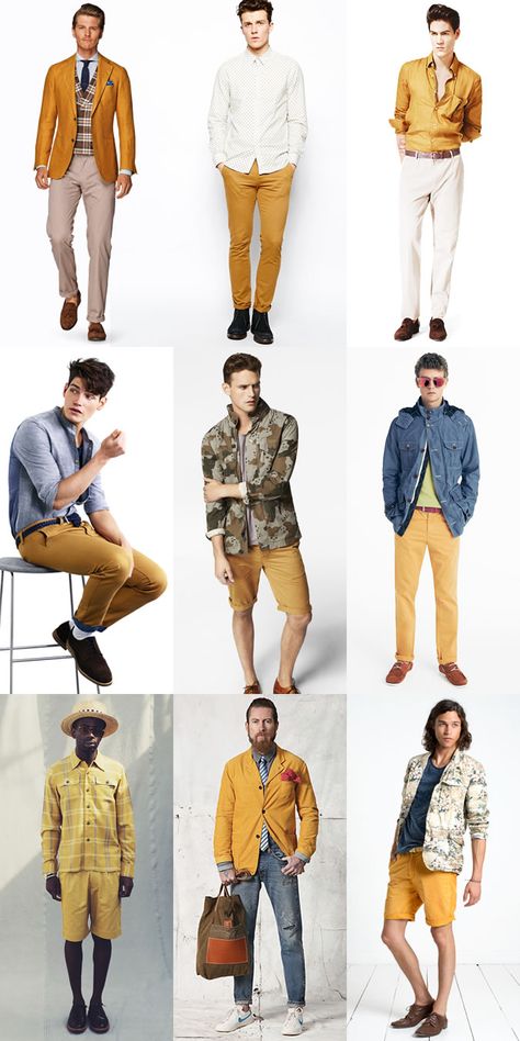 Blue And Yellow Outfit Ideas Men, White And Yellow Outfit Men, Mustard Pants Outfit Men, Mustard Yellow Shirt Outfit Men, Mustard Shirt Outfit Men, Yellow Shirt Outfit Men Formal, Mustard Outfit Men, Mustard Yellow Outfit Men, Yellow Men Outfit