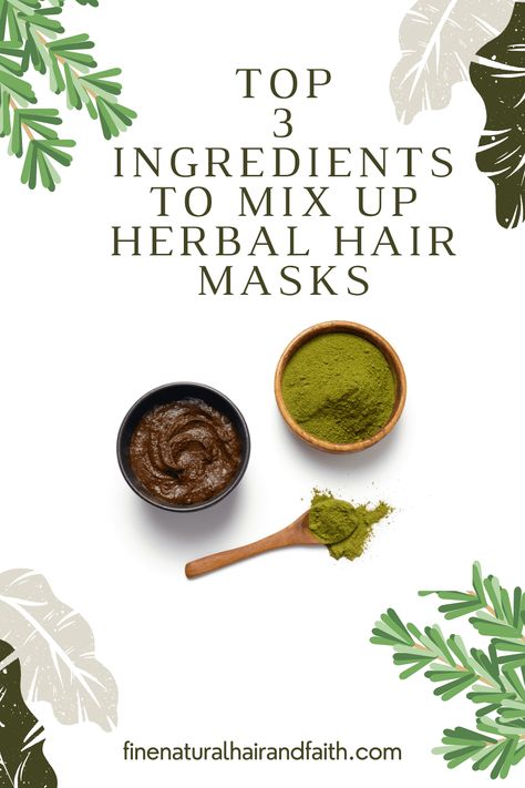 3 ingredients for mixing #herbs for #hairmasks Herbal Hair Mask, Herbal Hair Care, Garlic Health Benefits, Aloe Vera Benefits, Garlic Benefits, Fine Natural Hair, Mask Powder, Diy Hair Masks, Deep Conditioning Hair