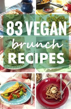 Vegan Brunch Recipes, Vegetarian Brunch, Healthy Vegan Breakfast, Vegan Brunch, Vegetarian Breakfast Recipes, Healthy Vegan Snacks, Brunch Menu, Vegetarian Breakfast, Idee Pasto Sano