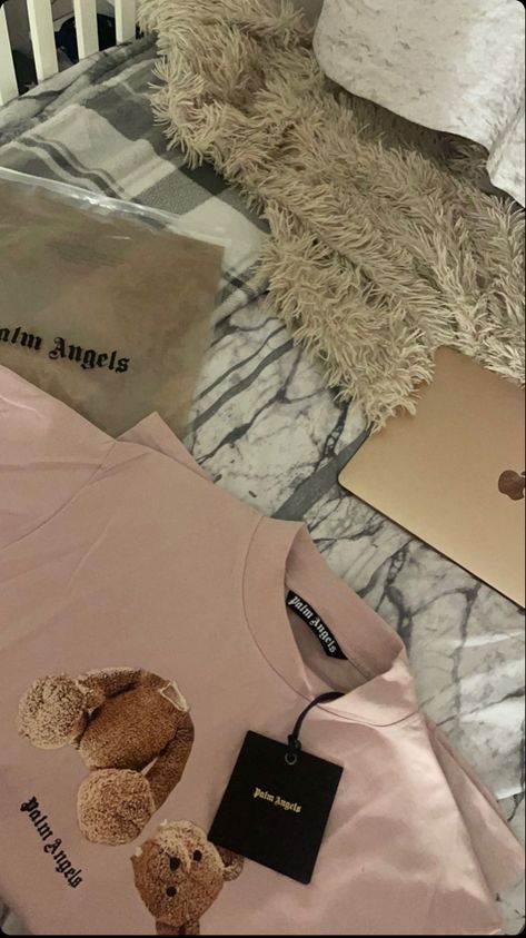 pink palm angels top Palm Angels Shirt Outfit Black Women, Palm Angels Outfit, Mock Neck Outfit, Palm Angels Teddy Bear, Palm Angels Tshirt Dress, Pink Palm Angels Shirt, Palm Angels Teddy Bear T Shirt, Angel Outfit, Palm Angels