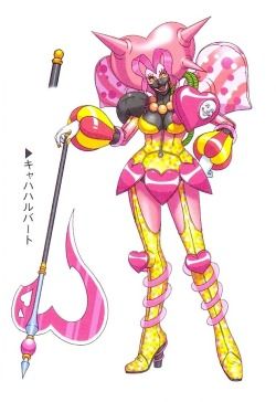 Joyful Knight Candelilla from Zyuden Sentai Kyoryuger, 2013. Designed by K-SuKe. One of my all-time favorite designs. This is perfection. I love her in the show too. (CHECK THE OTHER CRAZY MONSTERS: crazy-monster-design.tumblr.com/) Power Rangers Villains, Power Rangers Monsters, Zyuden Sentai Kyoryuger, Jojo Stand, Power Rangers Art, Monster Concept Art, Monster Design, Power Ranger, Monster Art