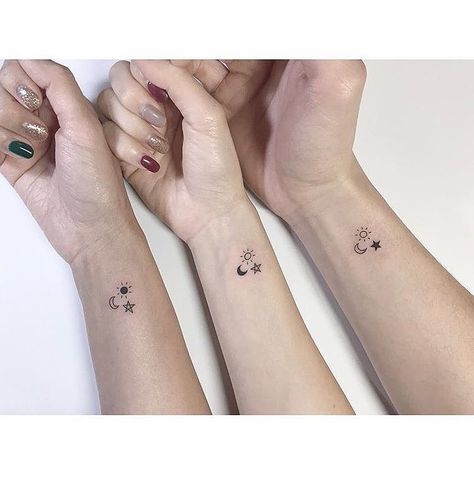 Swag Dress, Matching Friend Tattoos, Brother Tattoos, Matching Best Friend Tattoos, Fashion Tattoo, Sister Tattoo, Sibling Tattoos, Inspiration Tattoos, Bff Tattoos