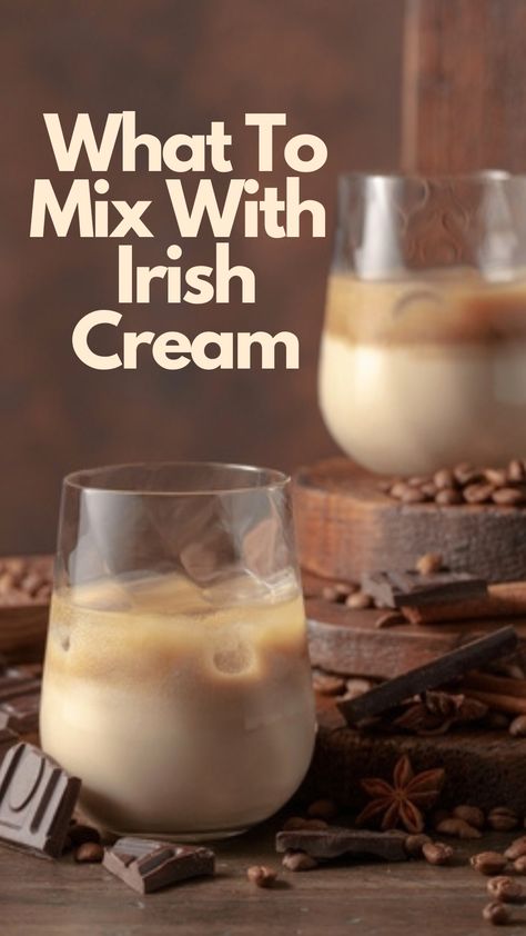 7 Most Popular Drinks to Mix With Irish Cream Hot Cocoa With Baileys Irish Cream, Baileys And Cream Drink, Recipes Using Irish Cream Liquor, Bailies Irish Cream Drinks, Homemade Baileys For Christmas, Irish Cream Liquor Drinks, Christmas Drinks With Baileys Irish Cream, How To Make Irish Cream, Bailies Irish Cream Recipes