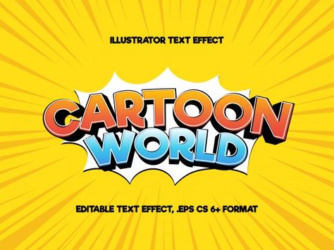 Cartoon Typography, Crush Texts, Premium Vector Cartoon, Comic Bubble, Merry Christmas Text, Comic Font, Christmas Text, Cartoon World, Calligraphy Styles