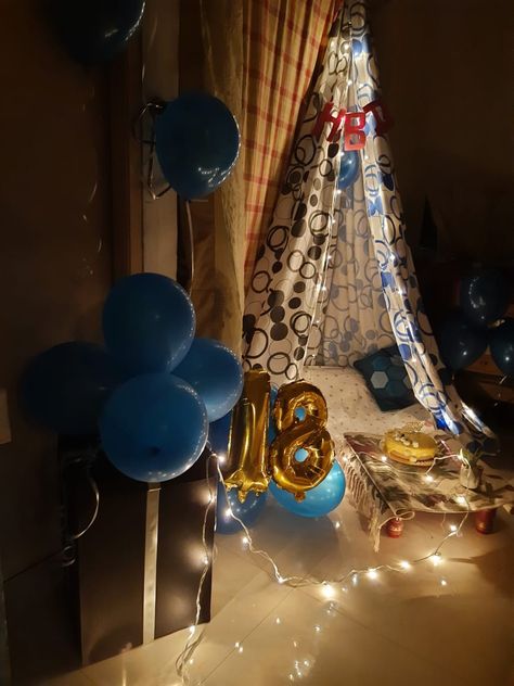 Awesome decoration in small space for birthday celebration at home.. with using household things in low budget 😉 Small Space Birthday Decoration, Low Budget Birthday Decoration, Birthday Celebration At Home, Budget Birthday, Space Birthday, Birthday Decoration, Low Budget, 2024 Vision, Decorating On A Budget