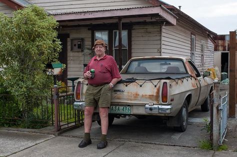 Westography: Warren Kirk captures Melbourne's timeless western suburbs – in pictures | Art and design | The Guardian Concrete Garden Ornaments, Melbourne Suburbs, Johnson City, Color Film, Keith Urban, Story Inspiration, Street Photo, Beautiful Places To Visit, Color Photography