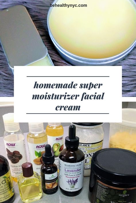 Homemade Vegan Moisturizer Facial Cream - natural and easy to make! #vegan #DIY #naturalbeauty Homemade Eye Cream, Diy Moisturizer, Lip Scrub Homemade, Homemade Moisturizer, Facial Lotion, Face Scrub Homemade, Take Care Of Your Skin, Homemade Facials, Desserts Vegan