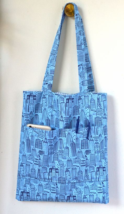 Sew Tote Bag Pattern, Tote Bag Pattern Free, Diy Tote, Tote Bag Tutorial, Diy Bag Designs, Bag Pattern Free, Modern Bag, Sew Ins, Tote Bags Sewing