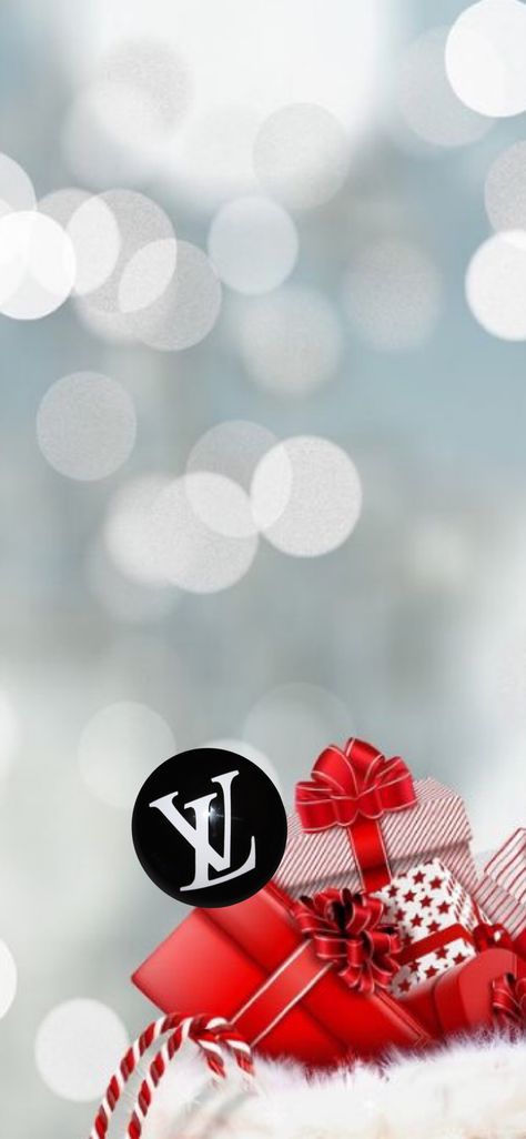 Lv Christmas Wallpaper, Louis Vuitton Christmas, Louis Vuitton Iphone Wallpaper, Louie Vuitton, Christmas Backgrounds, Christmas Phone Wallpaper, Edgy Wallpaper, Winter Wallpaper, Christmas Background