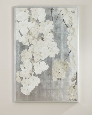 Vincenzo De Cotiis, Giclee Abstract, Wendover Art, Wendover Art Group, Cherry Blossom Art, Painting Snow, Silver Wood, Blossoms Art, Oil Painting Flowers