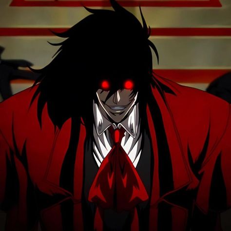 Alucard Hellsing, Hellsing Ultimate, Anime Character, I Hope, Red, Anime, Black