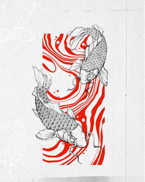 NEW TATTOO Just finished an exciting new tattoo! I combined abstract elements with stylized koi fish, drawing inspiration from traditional Japanese culture. Koi represent strength and transformation, but I wanted to add a modern twist with some abstract touches to make the design unique. It was a fun challenge to blend these styles, and I’m excited to explore more of this mix in future tattoos! This version keeps it casual and concise for easy reading! Japanese Abstract Tattoo, Koi Fish Tattoo Japanese Style, Fish Tattoo Japanese, Stylized Tattoo, Japanese Koi Tattoo, Japanese Fish Tattoo, Japanese Traditional Tattoo, Japanese Koi Fish Tattoo, Japanese Abstract