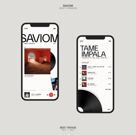 Typography App, 2023 Typography, Music Ui, Instagram Typography, Music App Design, Music Streaming App, Design Thinking Process, Motivation App, Music Web