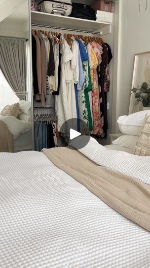 7.6K reactions · 37 shares | Tip #5 will double your storage space 🙌 which one will you try first? My wardrobe was in desperate need of a clear out, so here’s some tips I used to re-organise it:
1. Kids sized hangers are a great size to hang pants and avoid them sliding around on hangers - this made my pants look so much neater!
2. Prevent shoulder bumps on sweaters by folding them around hangers
3. Coordinate items by colour to help you find items so much quicker
4. Keep a box at the base of your wardrobe to make decluttering and donating easy
5. And use soda tabs to double storage space and keep sets together! 
Hope these quick tips were helpful lovelies 🌻💛 have a wonderful weekend xx 

#wardrobeorganisation #closetorganization #homeorganisation #homeorganizing #homeorganization #tips Chantel Mila, Soda Tabs, Have A Wonderful Weekend, Wardrobe Organisation, Double Wardrobe, Home Organisation, Wonderful Weekend, My Wardrobe, Closet Organization