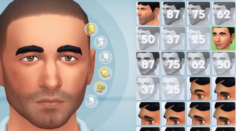 Crilender - Samson Customizable Full Face Preset Sims 4 Cc List, Sims 4 Cas, Sims 4 Cc Finds, The Sims4, Sims 4 Custom Content, Ts4 Cc, Cc Finds, Full Face, Sims Cc