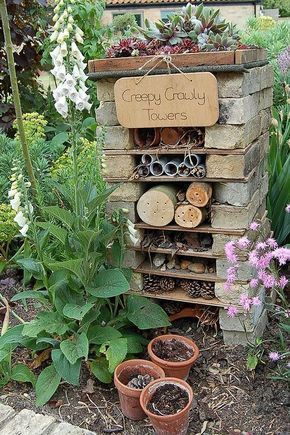 Bug Houses, Bug Hotel, Insect Hotel, Wildlife Garden, Sensory Garden, Children's Garden, Wildlife Gardening, School Garden, Have Inspiration