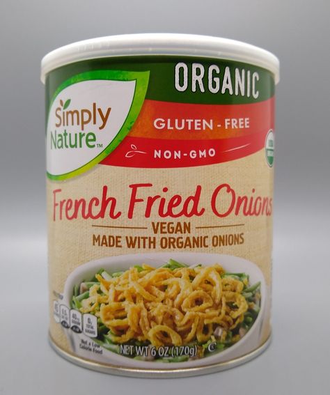 Simply Nature Organic Gluten-Free French Fried Onions Gluten Free French Fried Onions, Traditional Green Bean Casserole, Classic Turkey, Gluten Free Stuffing, Aldi Finds, Gluten Free Cornbread, Honey Cornbread, Cauliflower Gratin, Food Net