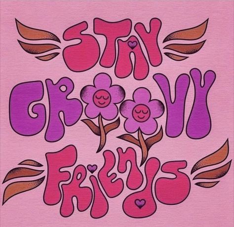 Groovy Sayings, Coaster Painting Ideas, Coaster Painting, Hippie Quotes, Stay Groovy, Purse Essentials, Hippie Art, Have A Great Day, Painting Ideas