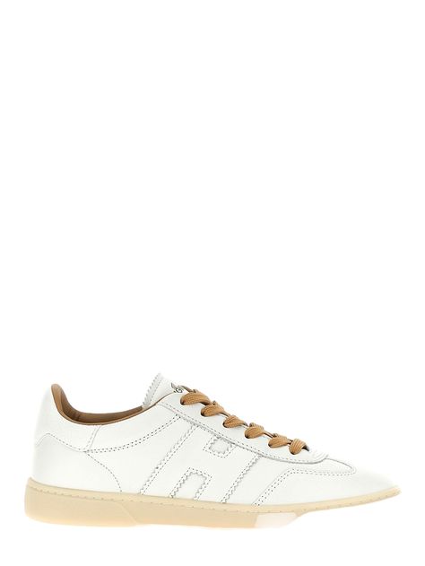 Find HOGAN Cool' Sneakers on Editorialist. 'Hogan Cool' leather sneakers with lace-up closure, rubber sole, memory foam insole Sneakers White, Leather Sneakers, Womens Shoes Sneakers, Memory Foam, Rubber Sole, Shoes Sneakers, Lace Up, Women Shoes, Sneakers